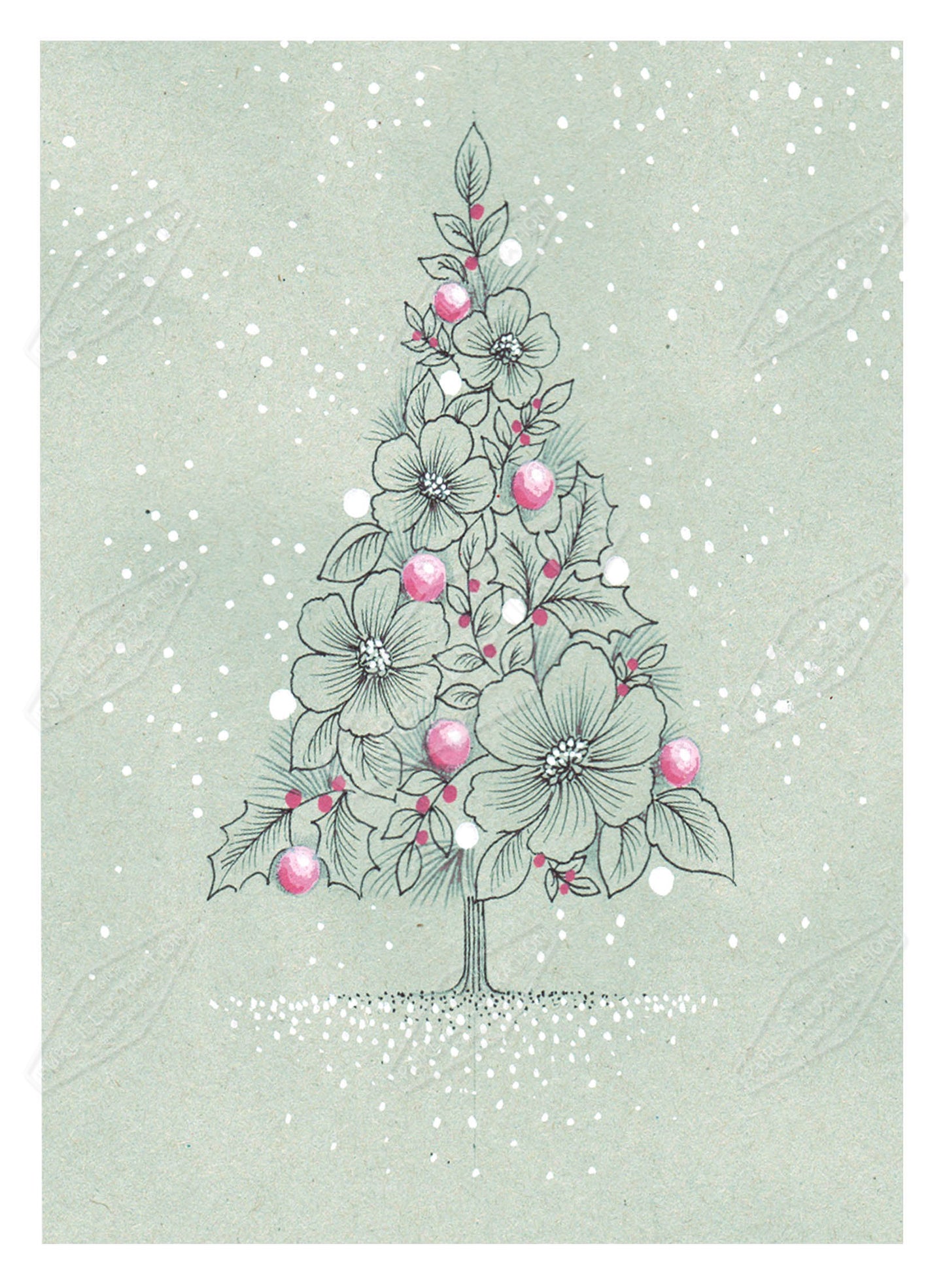 00035719AMA - Ally Marie is represented by Pure Art Licensing Agency - Christmas Greeting Card Design