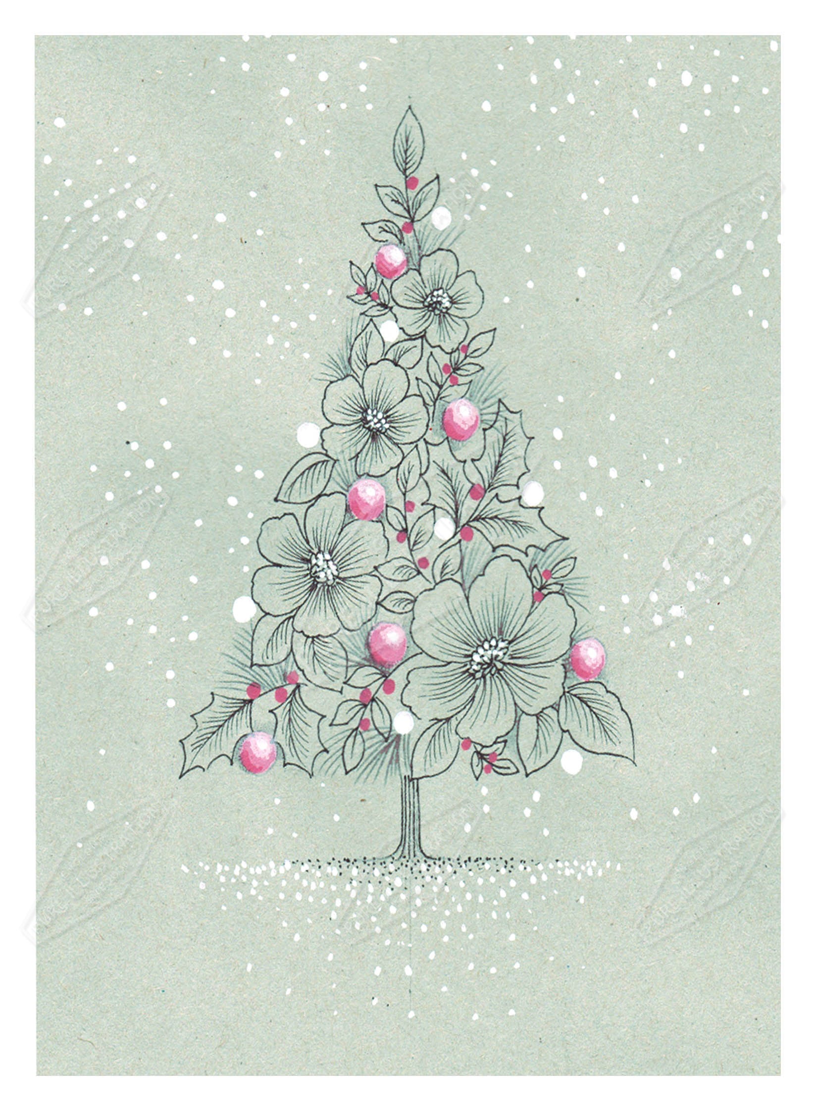 00035719AMA - Ally Marie is represented by Pure Art Licensing Agency - Christmas Greeting Card Design