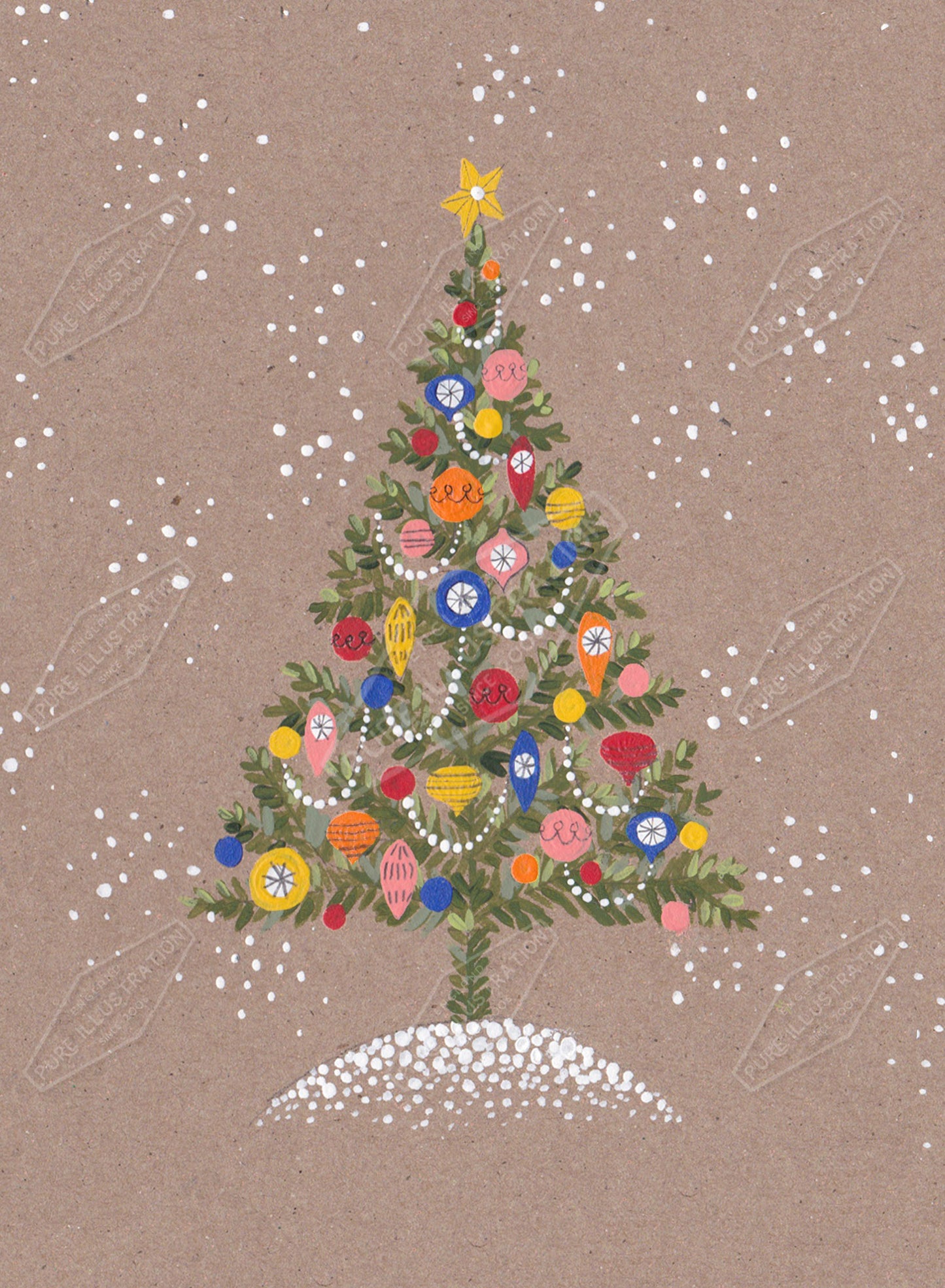 00035724AMA - Ally Marie is represented by Pure Art Licensing Agency - Christmas Greeting Card Design