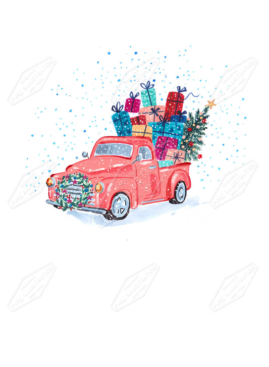 00035727AMA - Ally Marie is represented by Pure Art Licensing Agency - Christmas Greeting Card Design