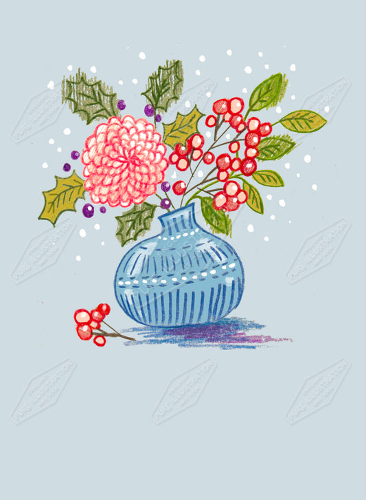 00035739AMA - Ally Marie is represented by Pure Art Licensing Agency - Christmas Greeting Card Design