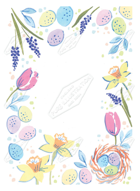 00035755AMA - Ally Marie is represented by Pure Art Licensing Agency - Easter Greeting Card Design