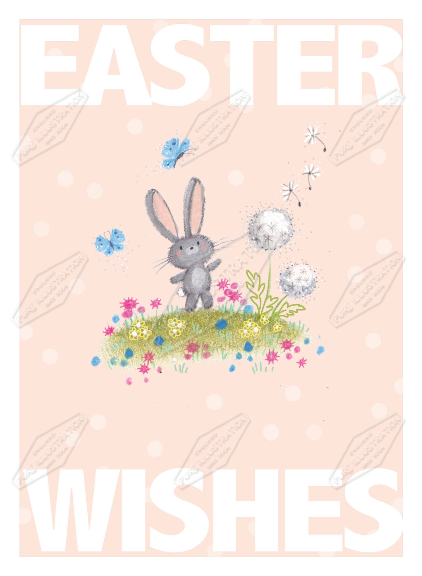 00035764AMA - Ally Marie is represented by Pure Art Licensing Agency - Easter Greeting Card Design