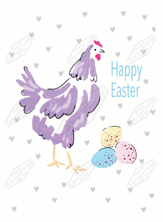 00035772AMA - Ally Marie is represented by Pure Art Licensing Agency - Easter Greeting Card Design