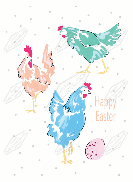 00035773AMA - Ally Marie is represented by Pure Art Licensing Agency - Easter Greeting Card Design