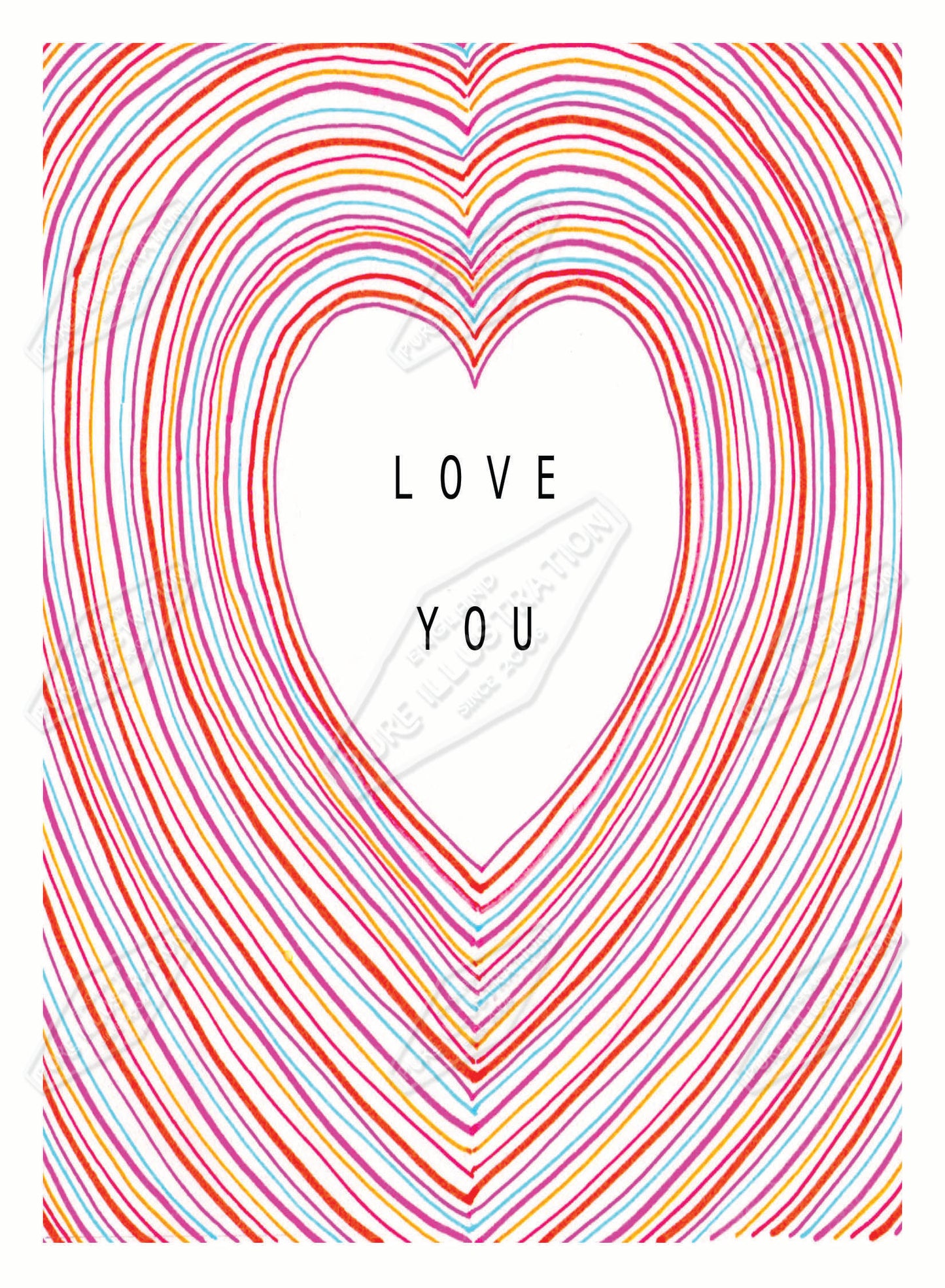 00035778AMA - Ally Marie is represented by Pure Art Licensing Agency - Valentine's Day Greeting Card Design