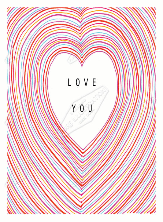 00035778AMA - Ally Marie is represented by Pure Art Licensing Agency - Valentine's Day Greeting Card Design