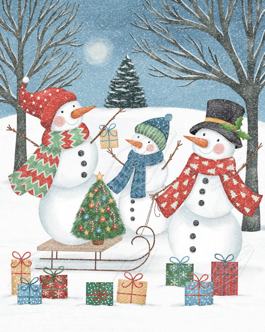 00035821AAI - Anna Aitken is represented by Pure Art Licensing Agency - Christmas Greeting Card Design