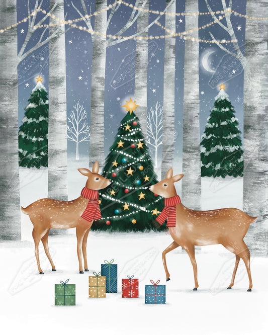 00035844AAI - Anna Aitken is represented by Pure Art Licensing Agency - Christmas Greeting Card Design