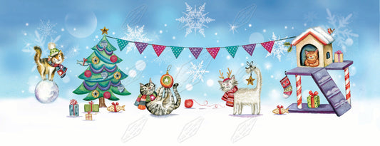 00035845DEV - Deva Evans is represented by Pure Art Licensing Agency - Christmas Greeting Card Design