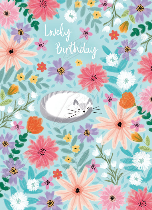 00035877CMI - Caitlin Miller is represented by Pure Art Licensing Agency - Birthday Greeting Card Design