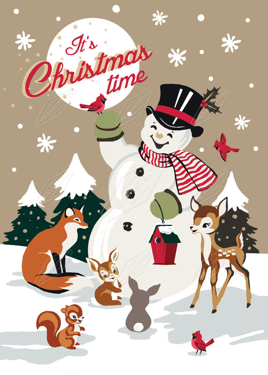 00035898DEV - Deva Evans is represented by Pure Art Licensing Agency - Christmas Greeting Card Design