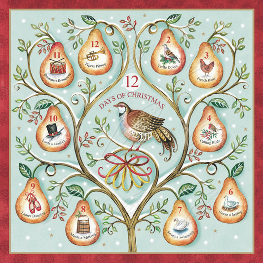 00035910DEV - Deva Evans is represented by Pure Art Licensing Agency - Christmas Greeting Card Design