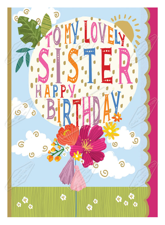 00035923AMA - Ally Marie is represented by Pure Art Licensing Agency - Birthday Greeting Card Design