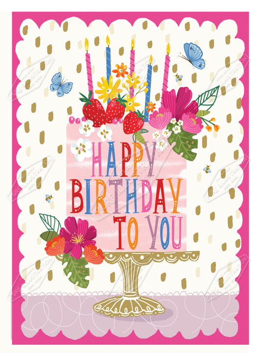 00035924AMA - Ally Marie is represented by Pure Art Licensing Agency - Birthday Greeting Card Design