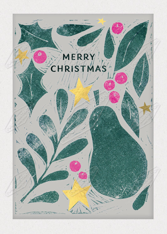 00035948SLA- Sarah Lake is represented by Pure Art Licensing Agency - Christmas Greeting Card Design