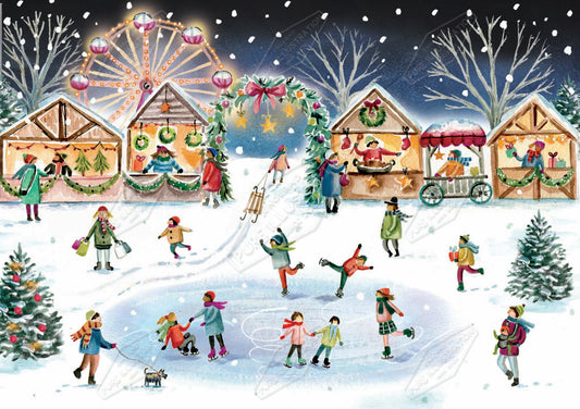 00035971DEV - Deva Evans is represented by Pure Art Licensing Agency - Christmas Greeting Card Design
