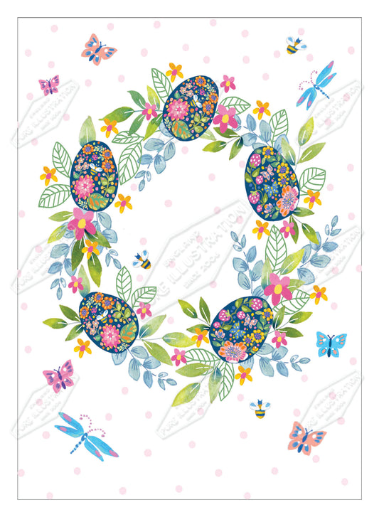 00035976AMA - Ally Marie is represented by Pure Art Licensing Agency - Easter Greeting Card Design