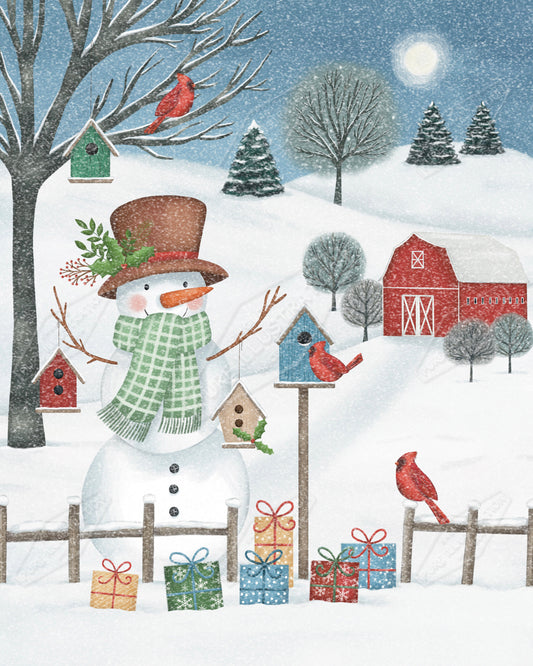 00035984AAI - Anna Aitken is represented by Pure Art Licensing Agency - Christmas Greeting Card Design
