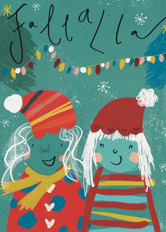 Fa La La La Christmas Design by Jodie Smith for Pure Art Licensing Agency