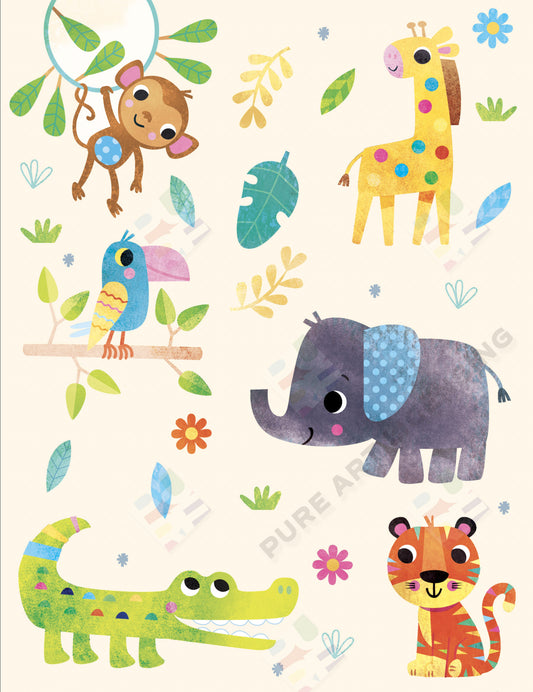 New Baby Shower Character Pattern for Paper Products & Textiles by Fhiona Gzalloway for Pure Art Licensing Agents