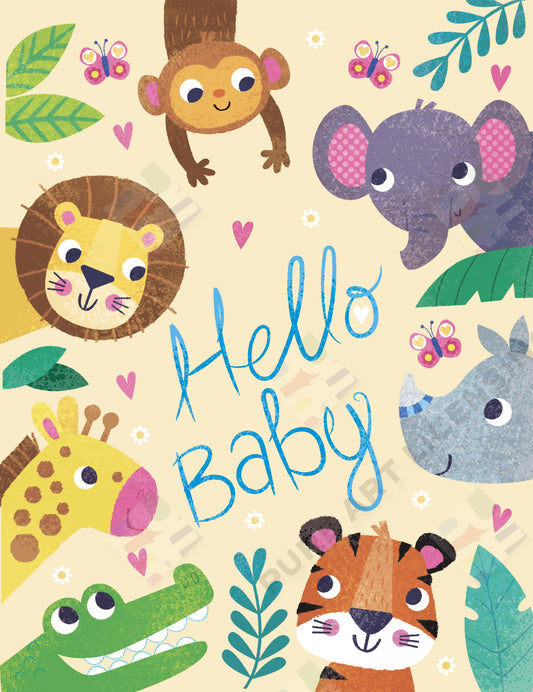 New Baby Shower Character Design for Paper Products & Textiles by Fhiona Gzalloway for Pure Art Licensing Agents