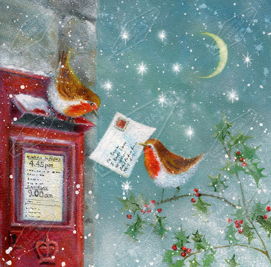 00010894JPA- Jan Pashley is represented by Pure Art Licensing Agency - Christmas Greeting Card Design