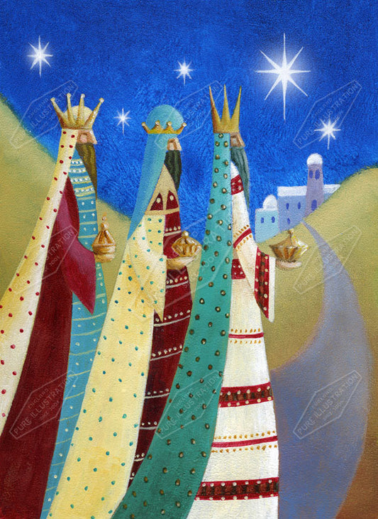 00010897JPA- Jan Pashley is represented by Pure Art Licensing Agency - Christmas Greeting Card Design