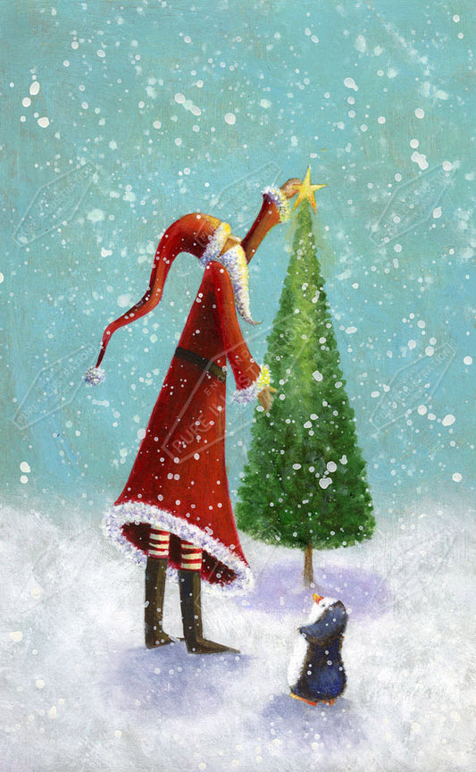 00010921JPA- Jan Pashley is represented by Pure Art Licensing Agency - Christmas Greeting Card Design