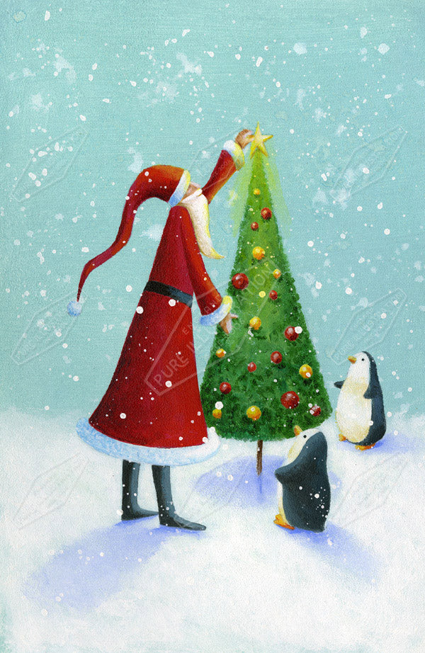00010921JPAa- Jan Pashley is represented by Pure Art Licensing Agency - Christmas Greeting Card Design