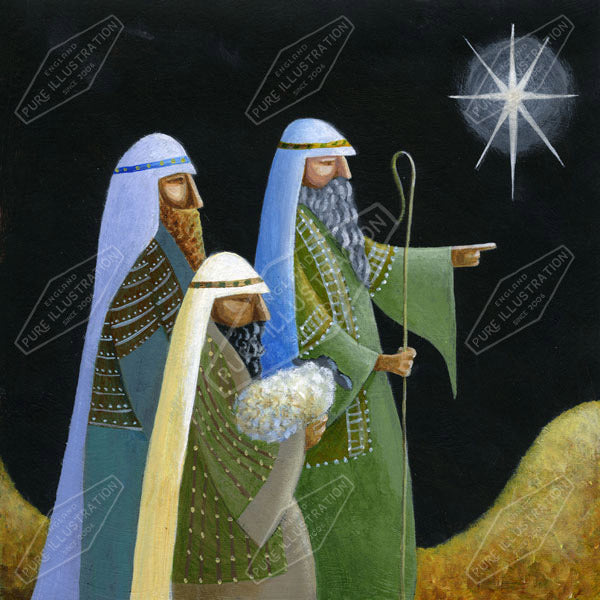 00010925JPA- Jan Pashley is represented by Pure Art Licensing Agency - Christmas Greeting Card Design