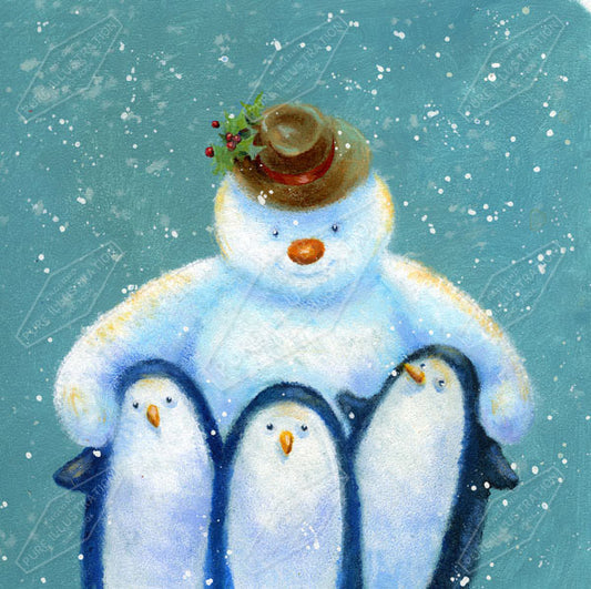 00010930JPA- Jan Pashley is represented by Pure Art Licensing Agency - Christmas Greeting Card Design