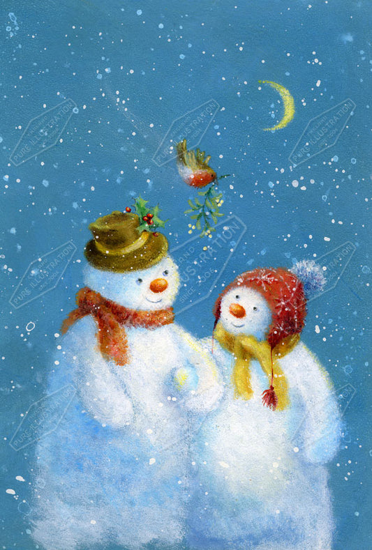 00010931JPA- Jan Pashley is represented by Pure Art Licensing Agency - Christmas Greeting Card Design