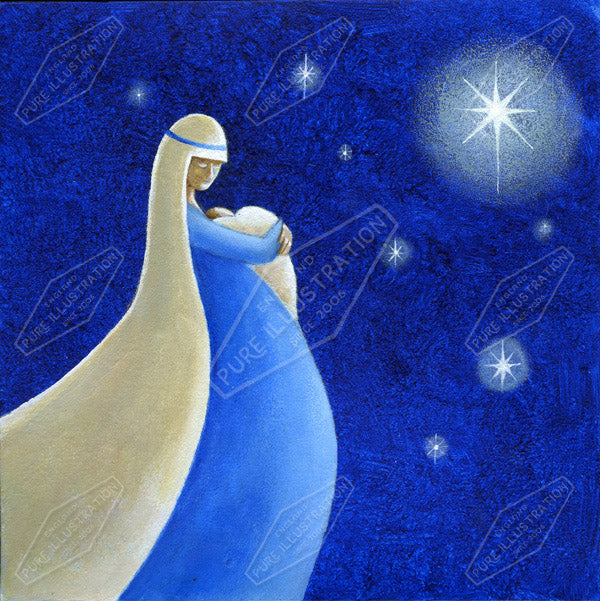 00010933JPA- Jan Pashley is represented by Pure Art Licensing Agency - Christmas Greeting Card Design