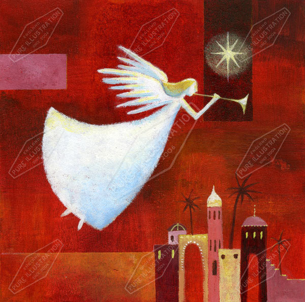 00010936JPA- Jan Pashley is represented by Pure Art Licensing Agency - Christmas Greeting Card Design