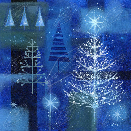00010954JPA- Jan Pashley is represented by Pure Art Licensing Agency - Christmas Greeting Card Design