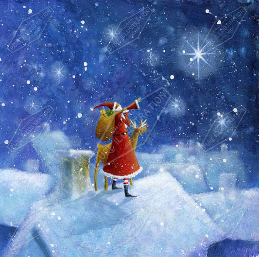 00010969JPA- Jan Pashley is represented by Pure Art Licensing Agency - Christmas Greeting Card Design