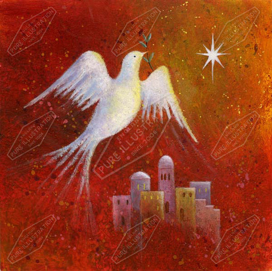 00010971JPA- Jan Pashley is represented by Pure Art Licensing Agency - Christmas Greeting Card Design