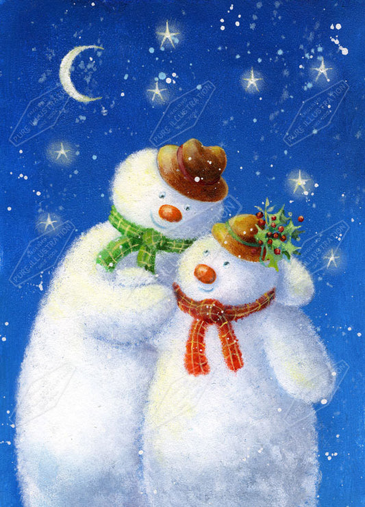 00010979JPA- Jan Pashley is represented by Pure Art Licensing Agency - Christmas Greeting Card Design