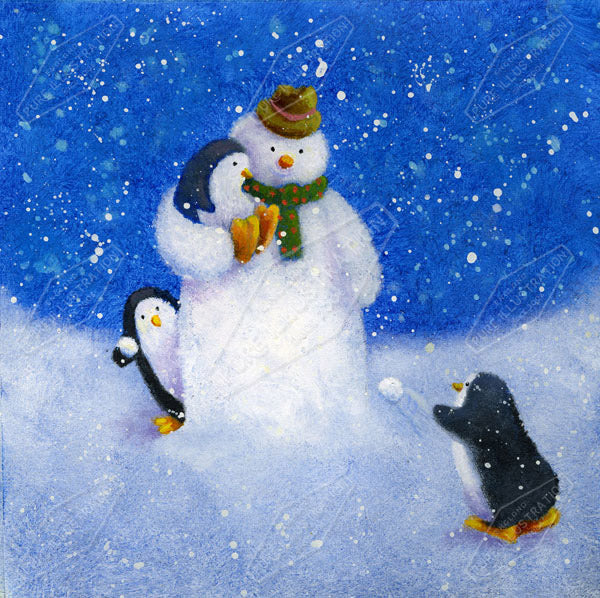 00010983JPA- Jan Pashley is represented by Pure Art Licensing Agency - Christmas Greeting Card Design