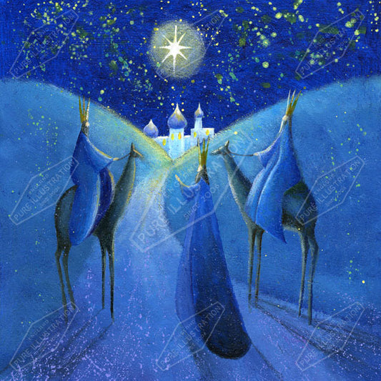 00010986JPA- Jan Pashley is represented by Pure Art Licensing Agency - Christmas Greeting Card Design