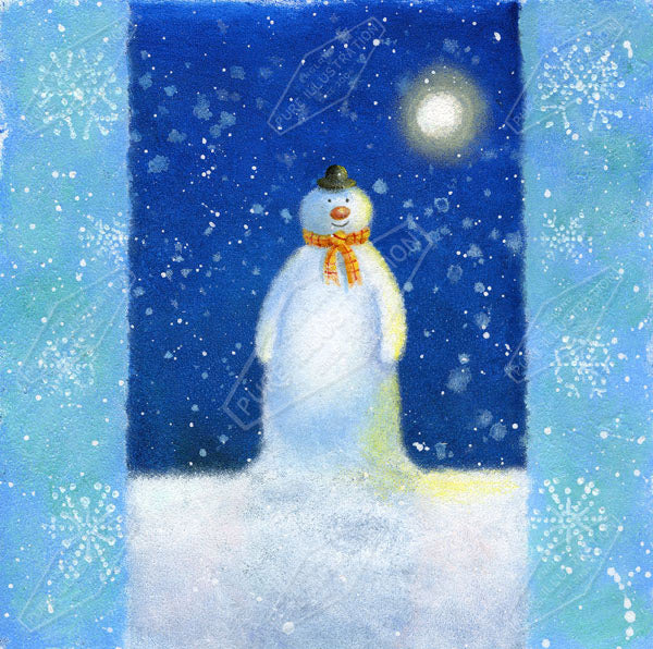 00011085JPA- Jan Pashley is represented by Pure Art Licensing Agency - Christmas Greeting Card Design