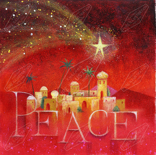 00011112JPA- Jan Pashley is represented by Pure Art Licensing Agency - Christmas Greeting Card Design