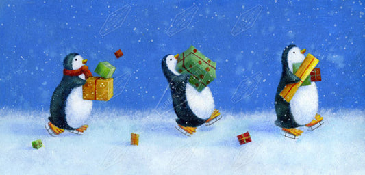 00011125JPA- Jan Pashley is represented by Pure Art Licensing Agency - Christmas Greeting Card Design