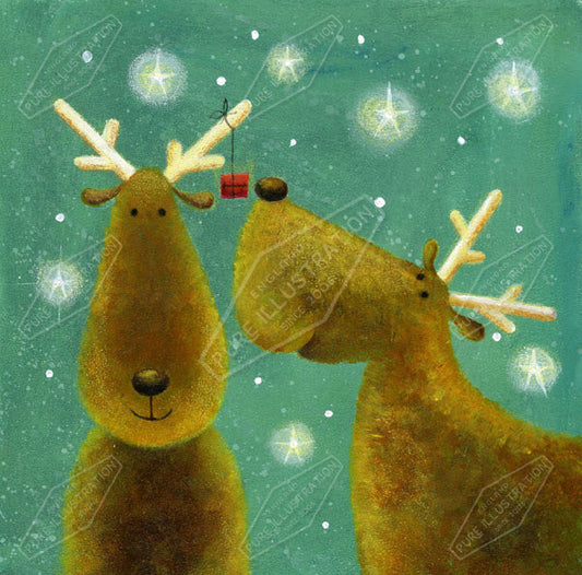 00011137JPA- Jan Pashley is represented by Pure Art Licensing Agency - Christmas Greeting Card Design