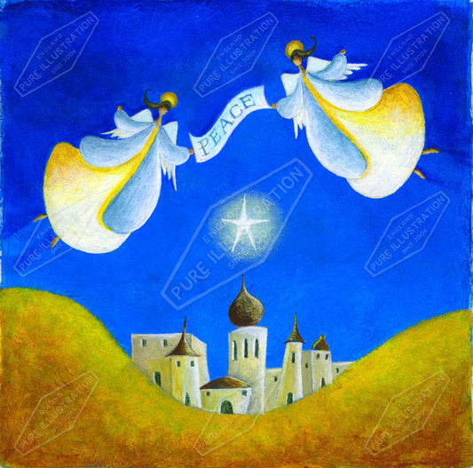 00011146JPA- Jan Pashley is represented by Pure Art Licensing Agency - Christmas Greeting Card Design