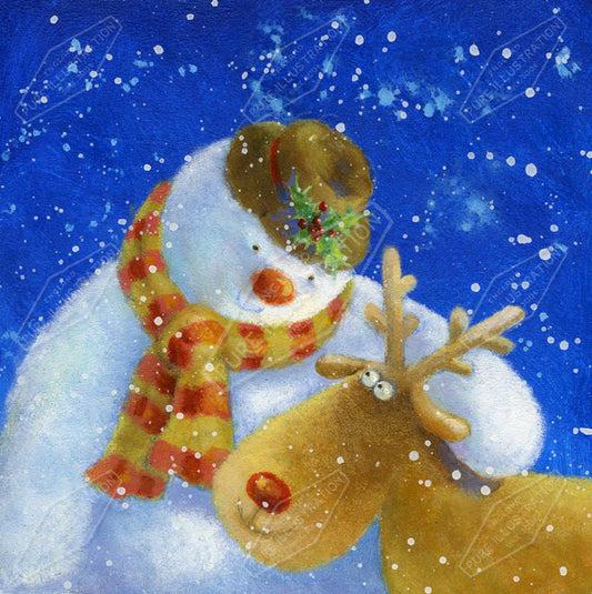 00011633JPA- Jan Pashley is represented by Pure Art Licensing Agency - Christmas Greeting Card Design