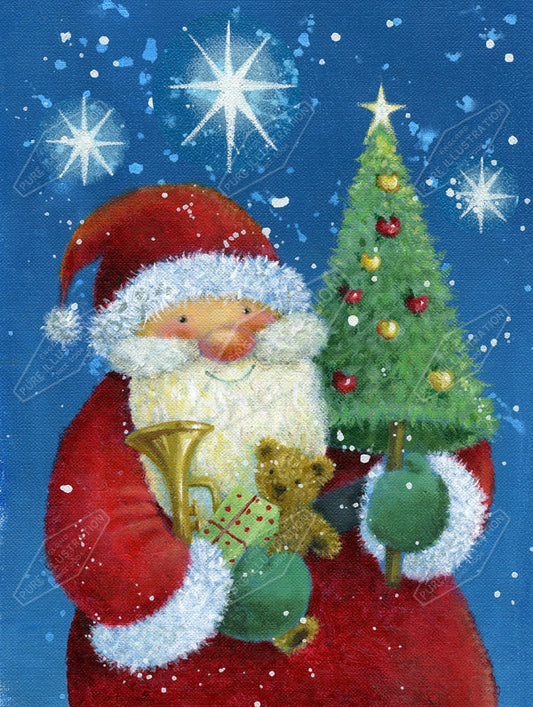 00011871JPA- Jan Pashley is represented by Pure Art Licensing Agency - Christmas Greeting Card Design