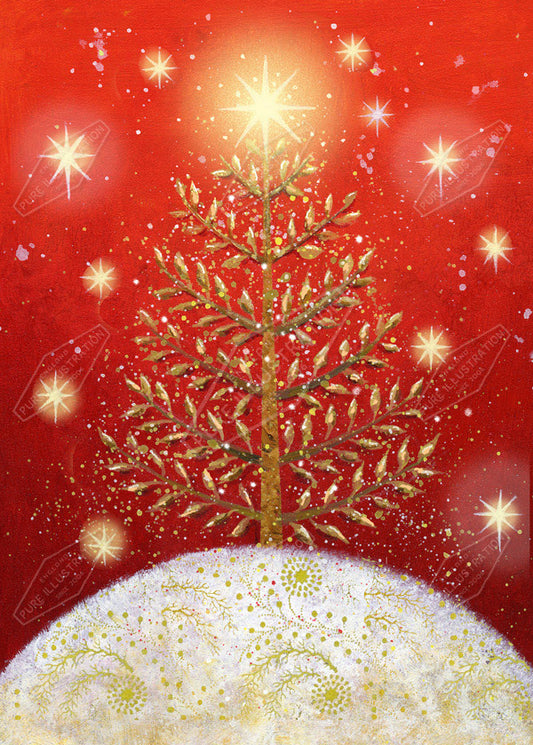 00011874JPA- Jan Pashley is represented by Pure Art Licensing Agency - Christmas Greeting Card Design