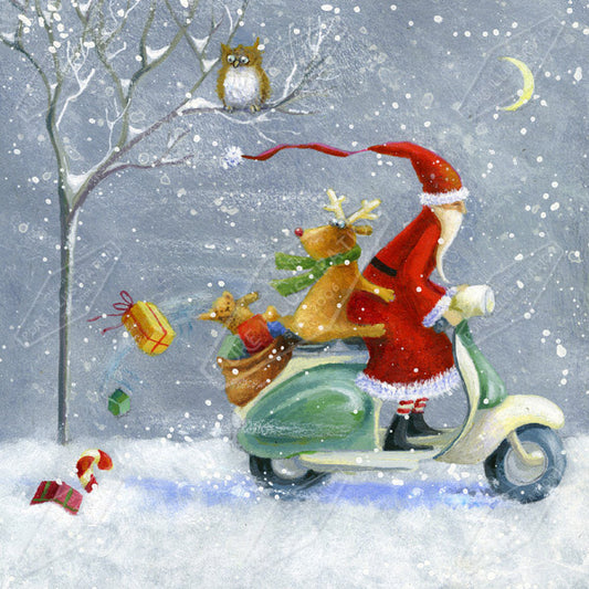 00011887JPA- Jan Pashley is represented by Pure Art Licensing Agency - Christmas Greeting Card Design